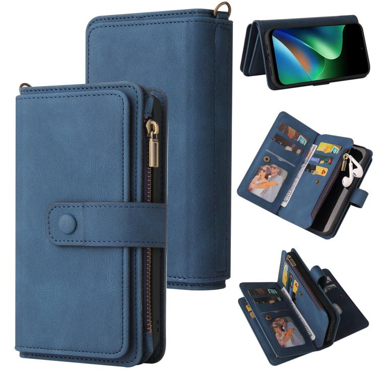 Skin Feel Multi Card Slots Zipper Wallet Leather Phone Case, For Redmi Note 17 5G/4G Global 171mm, For Redmi Note 17 Pro+ 5G Global 163mm, For Redmi 17 5G / 4G Global 170mm, For Redmi Turbo 5 Max / Poco X8 Pro Max 5G, For Redmi Turbo 5 / Poco X8 Pro 5G...