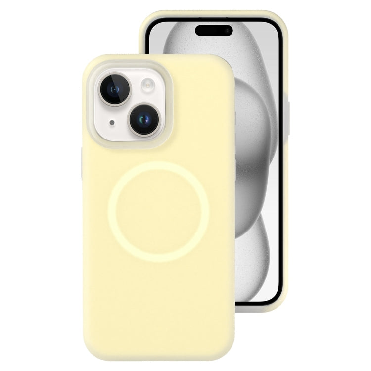 Jelly Liquid Silicone MagSafe Magnetic Phone Case, For iPhone 15, For iPhone 14 Plus, For iPhone 14, For iPhone 14 Pro