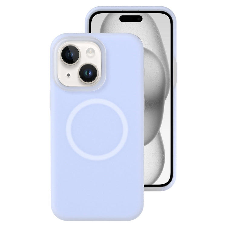 Jelly Liquid Silicone MagSafe Magnetic Phone Case, For iPhone 15, For iPhone 14 Plus, For iPhone 14, For iPhone 14 Pro