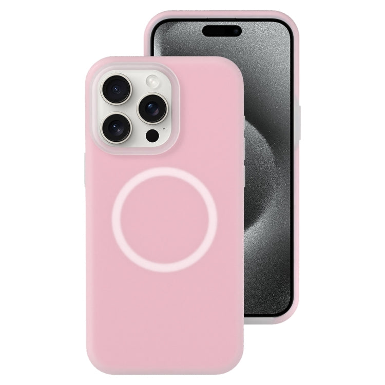 Jelly Liquid Silicone MagSafe Magnetic Phone Case, For iPhone 16, For iPhone 15 Pro Max, For iPhone 15 Pro, For iPhone 15 Plus