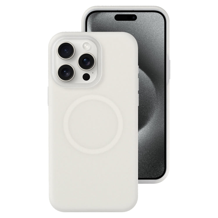 Jelly Liquid Silicone MagSafe Magnetic Phone Case, For iPhone 16, For iPhone 15 Pro Max, For iPhone 15 Pro, For iPhone 15 Plus