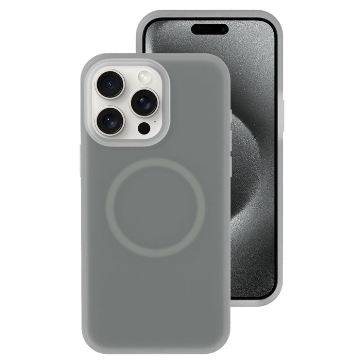 Jelly Liquid Silicone MagSafe Magnetic Phone Case, For iPhone 16, For iPhone 15 Pro Max, For iPhone 15 Pro, For iPhone 15 Plus