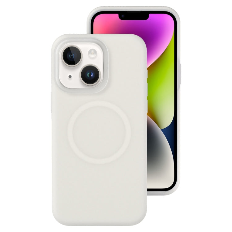 Jelly Liquid Silicone MagSafe Magnetic Phone Case, For iPhone 15, For iPhone 14 Plus, For iPhone 14, For iPhone 14 Pro