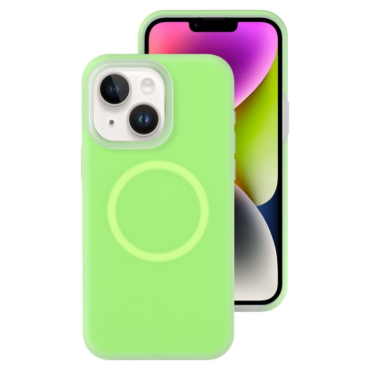 Jelly Liquid Silicone MagSafe Magnetic Phone Case, For iPhone 15, For iPhone 14 Plus, For iPhone 14, For iPhone 14 Pro