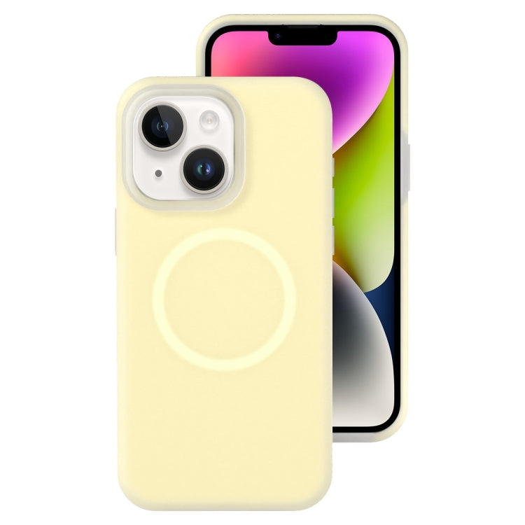 Jelly Liquid Silicone MagSafe Magnetic Phone Case, For iPhone 15, For iPhone 14 Plus, For iPhone 14, For iPhone 14 Pro