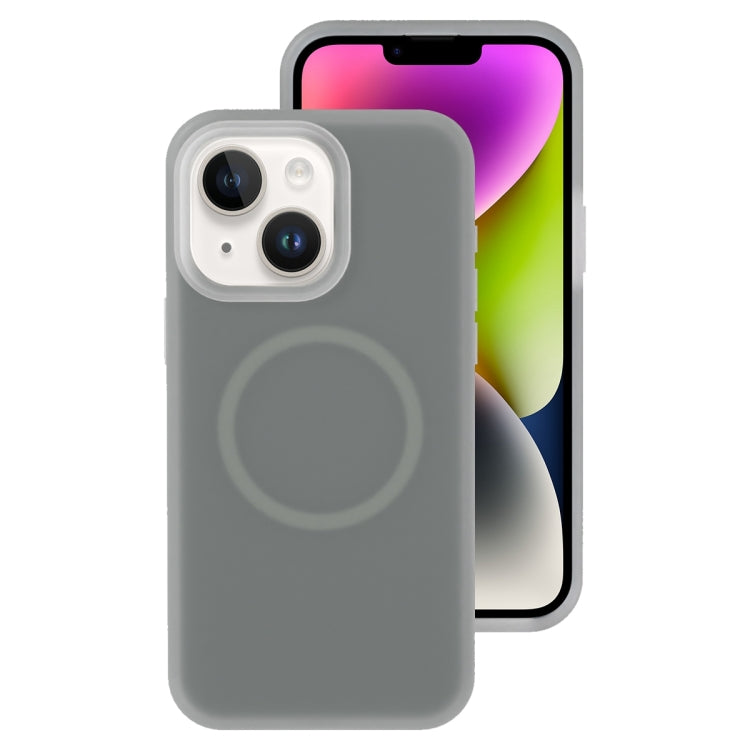 Jelly Liquid Silicone MagSafe Magnetic Phone Case, For iPhone 15, For iPhone 14 Plus, For iPhone 14, For iPhone 14 Pro