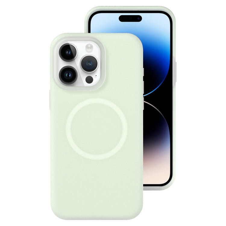 Jelly Liquid Silicone MagSafe Magnetic Phone Case, For iPhone 15, For iPhone 14 Plus, For iPhone 14, For iPhone 14 Pro