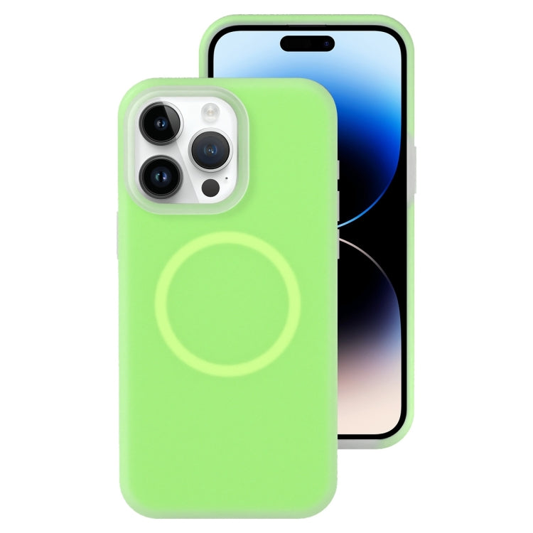 Jelly Liquid Silicone MagSafe Magnetic Phone Case, For iPhone 15, For iPhone 14 Plus, For iPhone 14, For iPhone 14 Pro