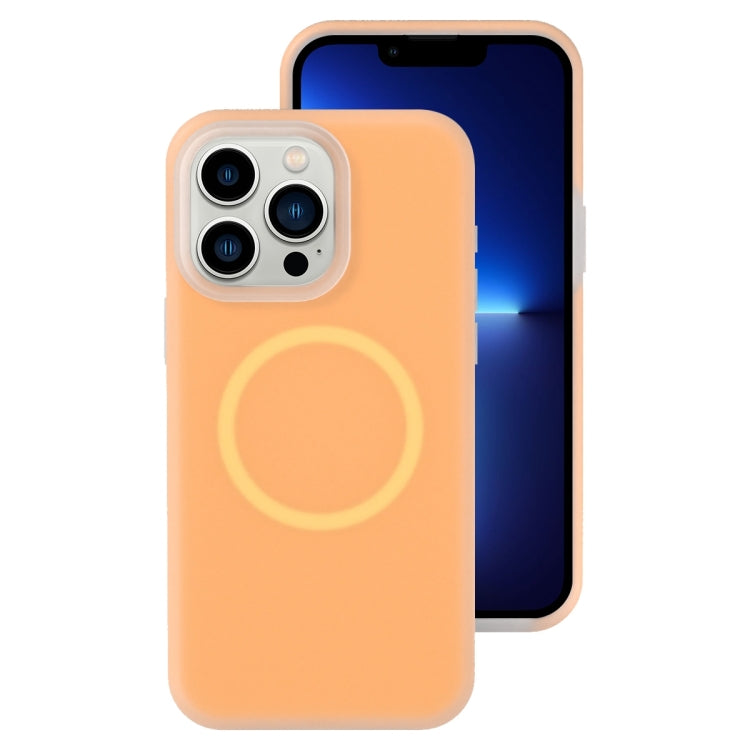 Jelly Liquid Silicone MagSafe Magnetic Phone Case, For iPhone 14 Pro Max, For iPhone 13 Pro Max, For iPhone 13 Pro, For iPhone 13
