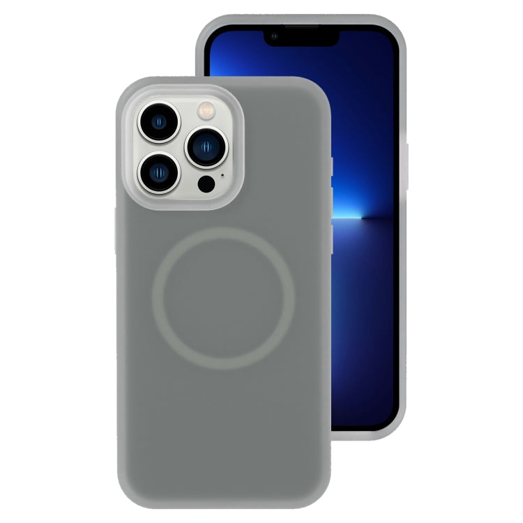 Jelly Liquid Silicone MagSafe Magnetic Phone Case, For iPhone 14 Pro Max, For iPhone 13 Pro Max, For iPhone 13 Pro, For iPhone 13