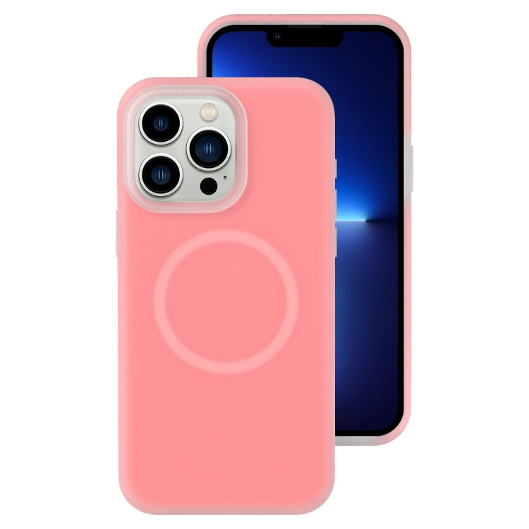 Jelly Liquid Silicone MagSafe Magnetic Phone Case, For iPhone 14 Pro Max, For iPhone 13 Pro Max, For iPhone 13 Pro, For iPhone 13