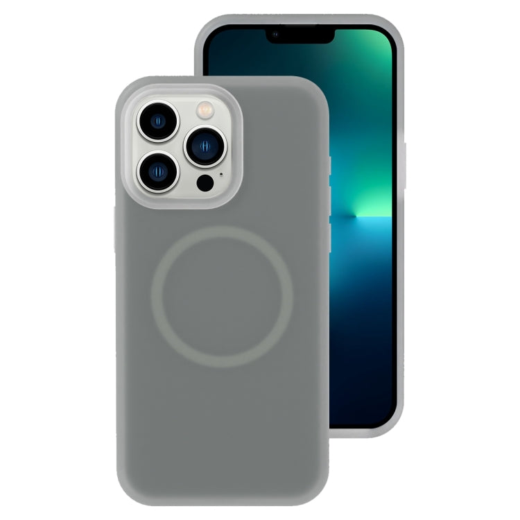 Jelly Liquid Silicone MagSafe Magnetic Phone Case, For iPhone 14 Pro Max, For iPhone 13 Pro Max, For iPhone 13 Pro, For iPhone 13
