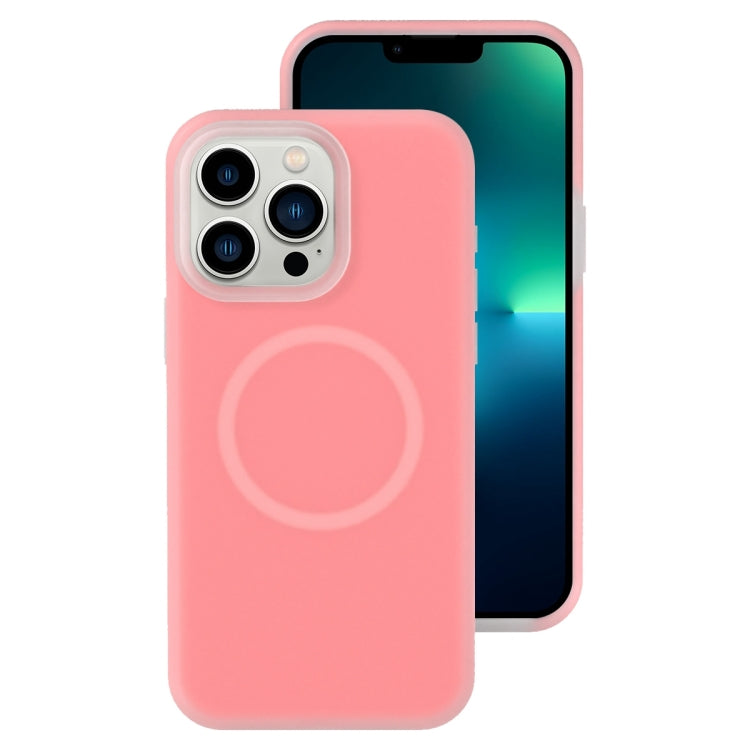 Jelly Liquid Silicone MagSafe Magnetic Phone Case, For iPhone 14 Pro Max, For iPhone 13 Pro Max, For iPhone 13 Pro, For iPhone 13