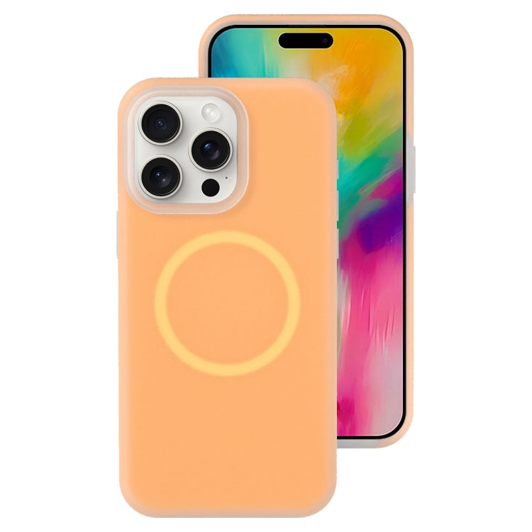 Jelly Liquid Silicone MagSafe Magnetic Phone Case, For iPhone 17e / 16e, For iPhone 16 Pro Max, For iPhone 16 Pro, For iPhone 16 Plus