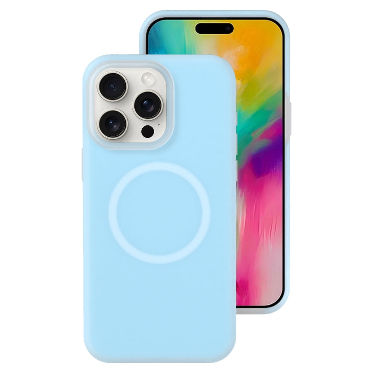 Jelly Liquid Silicone MagSafe Magnetic Phone Case, For iPhone 17e / 16e, For iPhone 16 Pro Max, For iPhone 16 Pro, For iPhone 16 Plus