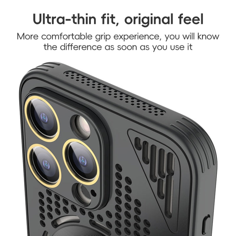 Hollow Cooling MagSafe Shockproof Phone Case, For iPhone 15 Pro Max, For iPhone 15 Pro, For iPhone 15, For iPhone 14, For iPhone 14 Pro, For iPhone 14 Pro Max