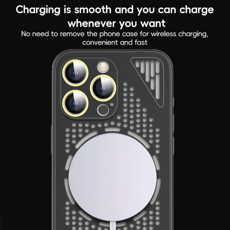 Hollow Cooling MagSafe Shockproof Phone Case, For iPhone 15 Pro Max, For iPhone 15 Pro, For iPhone 15, For iPhone 14, For iPhone 14 Pro, For iPhone 14 Pro Max