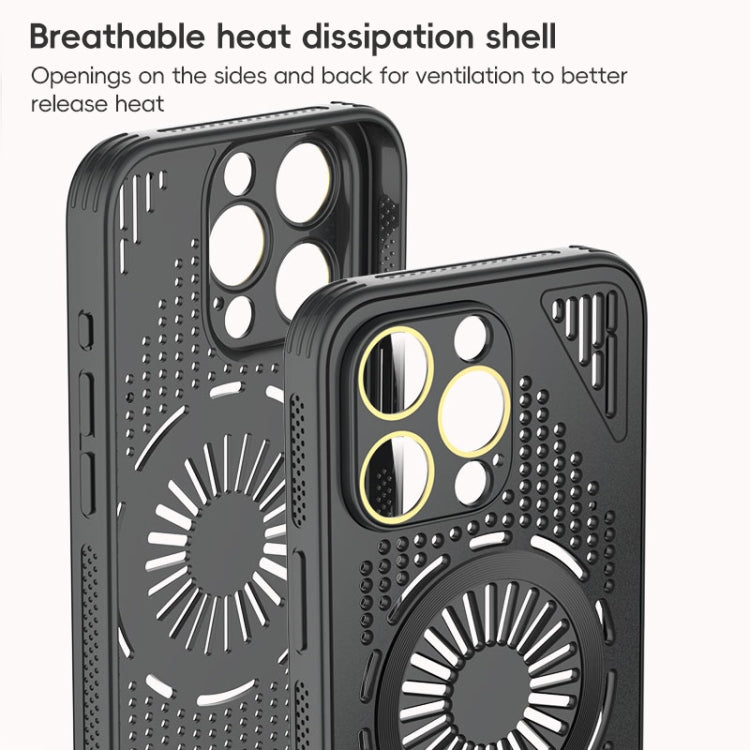 Hollow Cooling MagSafe Shockproof Phone Case, For iPhone 15 Pro Max, For iPhone 15 Pro, For iPhone 15, For iPhone 14, For iPhone 14 Pro, For iPhone 14 Pro Max
