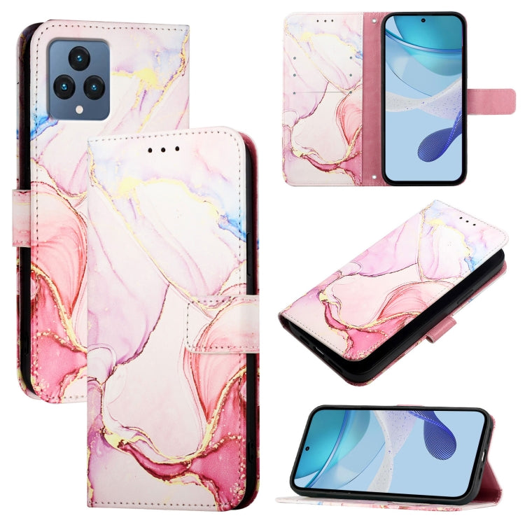 PT003 Marble Pattern Flip Leather Phone Case, For T-Mobile REVVL 7 Pro 5G, For T-Mobile REVVL 7 5G, For T-Mobile REVVL 6x Pro 5G, For T-Mobile Revvl 6x 5G