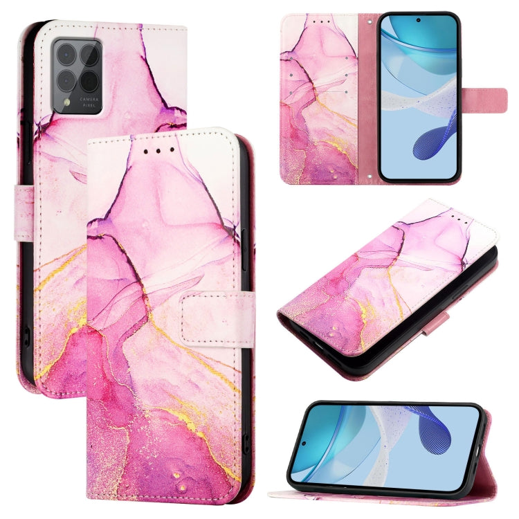 PT003 Marble Pattern Flip Leather Phone Case, For T-Mobile REVVL 7 Pro 5G, For T-Mobile REVVL 7 5G, For T-Mobile REVVL 6x Pro 5G, For T-Mobile Revvl 6x 5G