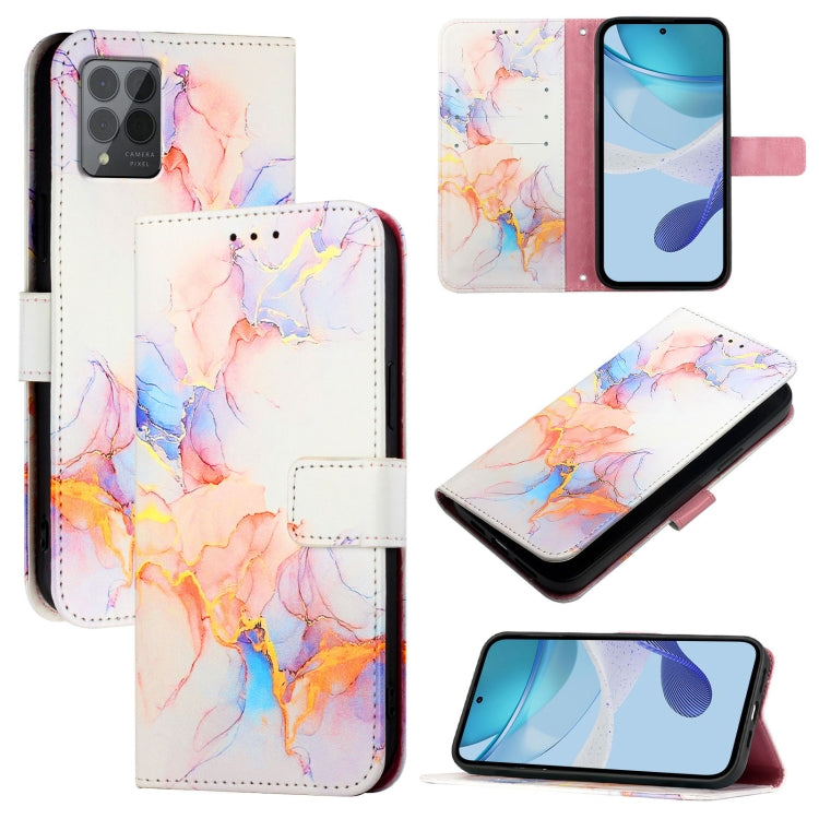 PT003 Marble Pattern Flip Leather Phone Case, For T-Mobile REVVL 7 Pro 5G, For T-Mobile REVVL 7 5G, For T-Mobile REVVL 6x Pro 5G, For T-Mobile Revvl 6x 5G