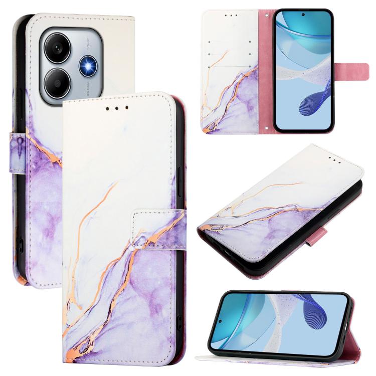 PT003 Marble Pattern Flip Leather Phone Case, For Redmi Turbo 4, For Redmi Note 14 5G Global, For Redmi K80 / K80 Pro, For Redmi Note 14 Pro 4G, For Redmi Note 14 4G 163.25mm, For Redmi K70 Ultra 5G Global, For Redmi 13 4G