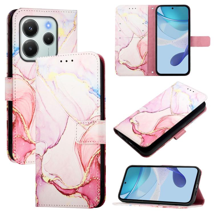 PT003 Marble Pattern Flip Leather Phone Case, For Redmi 15a 5G, For Redmi Turbo 5 / Poco X8 Pro 5G, For Redmi Note 15 Pro+ 5G Global 163.3mm, For Redmi Note 15 4G / 5G Global 164mm, For Redmi Note 15 Pro 5G Global 163.6mm                               ...