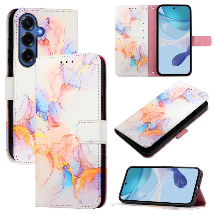 PT003 Marble Pattern Flip Leather Phone Case, For Galaxy S26 FE 5G, For Samsung Galaxy S26+ 5G, For Samsung Galaxy S26 Edge 5G, For Samsung Galaxy S26 Ultra 5G, For Samsung Galaxy S26 5G, For Samsung Galaxy S25 Edge 5G, For Samsung Galaxy S24 FE 5G