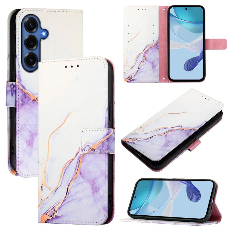 PT003 Marble Pattern Flip Leather Phone Case, For Galaxy S26 FE 5G, For Samsung Galaxy S26+ 5G, For Samsung Galaxy S26 Edge 5G, For Samsung Galaxy S26 Ultra 5G, For Samsung Galaxy S26 5G, For Samsung Galaxy S25 Edge 5G, For Samsung Galaxy S24 FE 5G