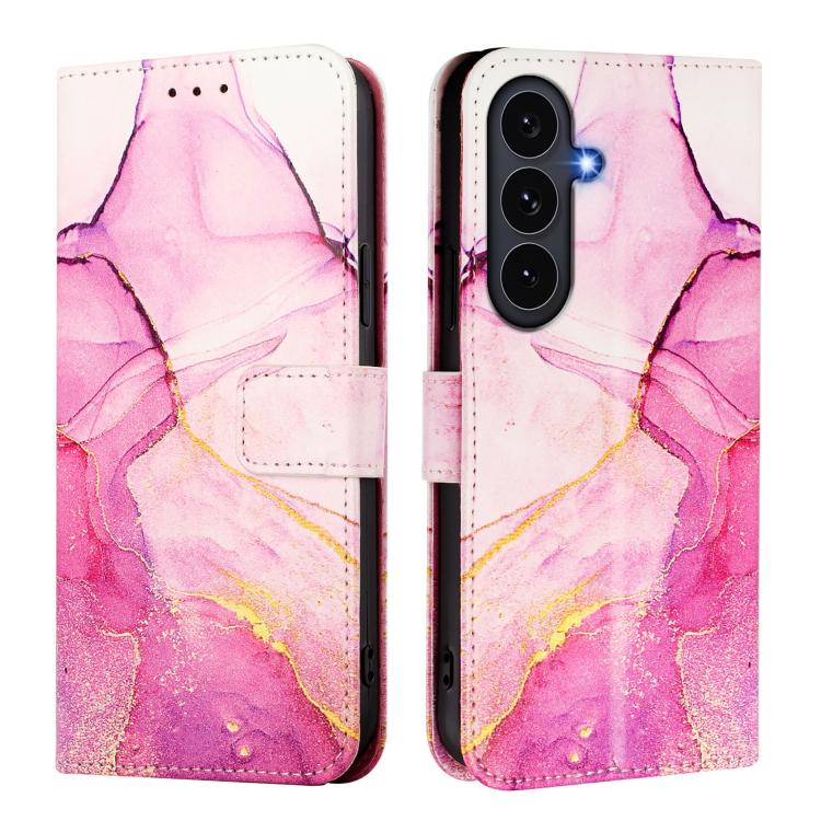 PT003 Marble Pattern Flip Leather Phone Case, For Galaxy S26 FE 5G, For Samsung Galaxy S26+ 5G, For Samsung Galaxy S26 Edge 5G, For Samsung Galaxy S26 Ultra 5G, For Samsung Galaxy S26 5G, For Samsung Galaxy S25 Edge 5G, For Samsung Galaxy S24 FE 5G