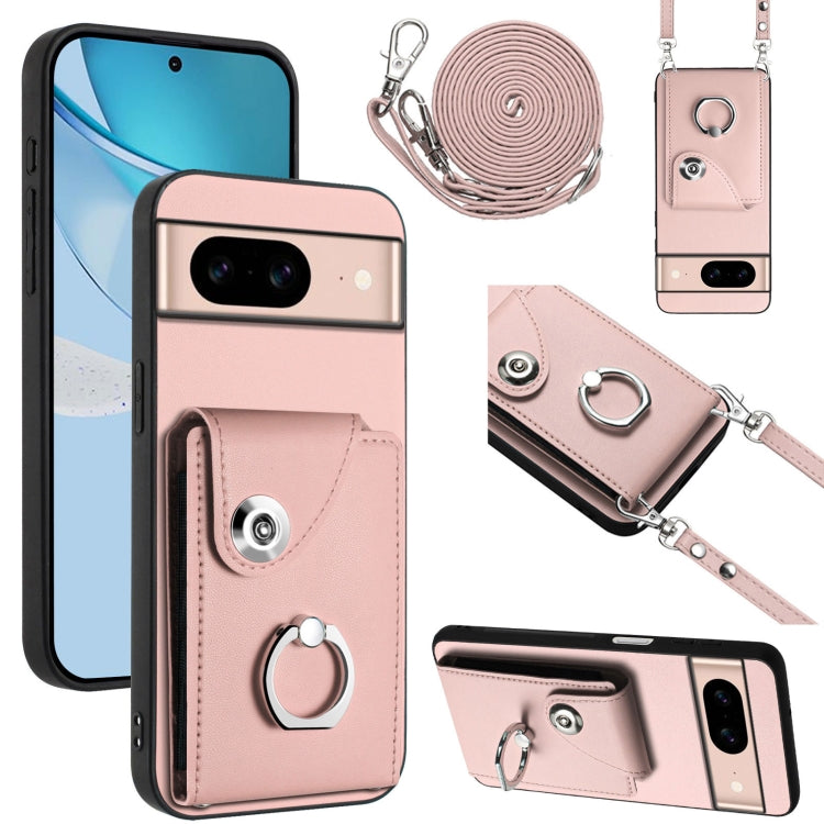 Organ Card Bag Ring Holder Phone Case with Long Lanyard, For Google Pixel 10 Pro XL, For Google Pixel 10 / 10 Pro, For Google Pixel 9 Pro XL, For Google Pixel 9 / 9 Pro, For Google Pixel 8a, For Google Pixel 8 Pro, For Google Pixel 8