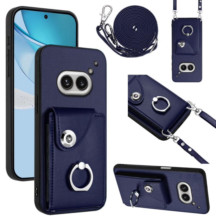 Organ Card Bag Ring Holder Phone Case with Long Lanyard, For Nothing CMF Phone 2 Pro, For Nothing Phone 3a, For Nothing Phone 3a Pro, For Nothing CMF Phone 1, For Nothing Phone 2a