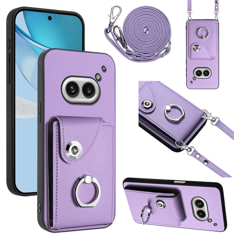 Organ Card Bag Ring Holder Phone Case with Long Lanyard, For Nothing CMF Phone 2 Pro, For Nothing Phone 3a, For Nothing Phone 3a Pro, For Nothing CMF Phone 1, For Nothing Phone 2a