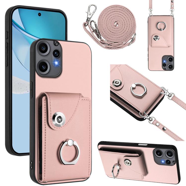 Organ Card Bag Ring Holder Phone Case with Long Lanyard, For Nothing CMF Phone 2 Pro, For Nothing Phone 3a, For Nothing Phone 3a Pro, For Nothing CMF Phone 1, For Nothing Phone 2a
