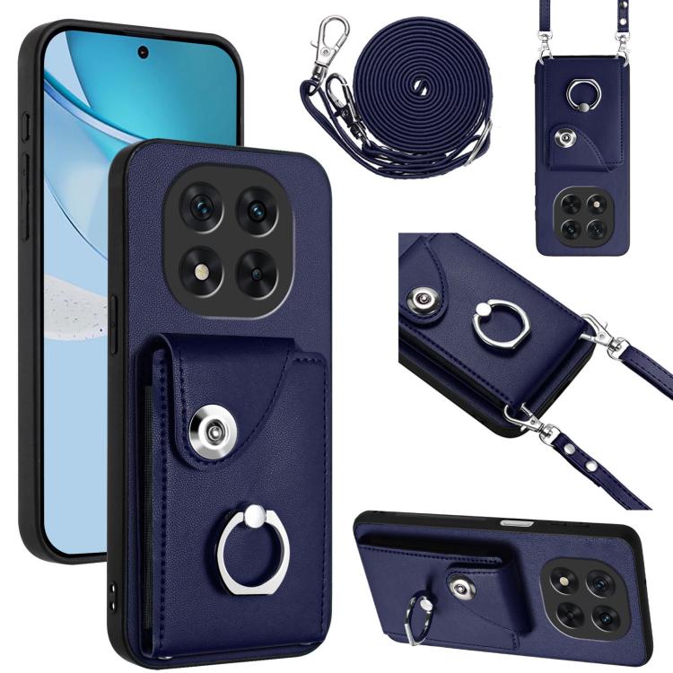 Organ Card Bag Ring Holder Phone Case with Long Lanyard, For Redmi Turbo 4 Pro / Poco F7, For Redmi A5 4G 171.7mm / Poco C71, For Redmi Note 14 5G Global, For Redmi Note 14 Pro+ 5G Global, For Redmi Note 14 Pro 5G Global, For Redmi Note 13R            ...
