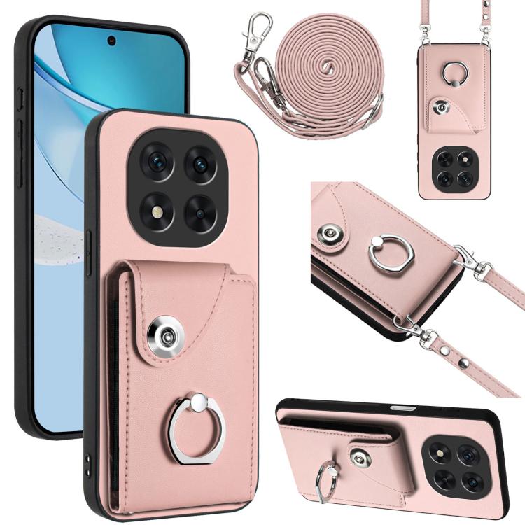 Organ Card Bag Ring Holder Phone Case with Long Lanyard, For Redmi Turbo 4 Pro / Poco F7, For Redmi A5 4G 171.7mm / Poco C71, For Redmi Note 14 5G Global, For Redmi Note 14 Pro+ 5G Global, For Redmi Note 14 Pro 5G Global, For Redmi Note 13R            ...