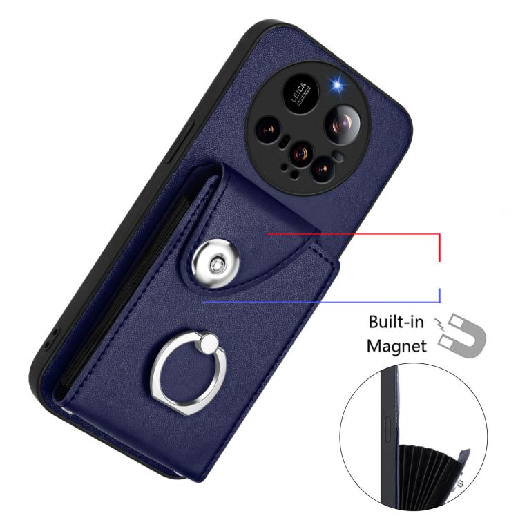 Organ Card Bag Ring Holder Phone Case with Long Lanyard, For Xiaomi 15 Ultra, For Xiaomi Poco X7 Pro, For Xiaomi Poco F6 5G India, For Xiaomi Civi 4 Pro
