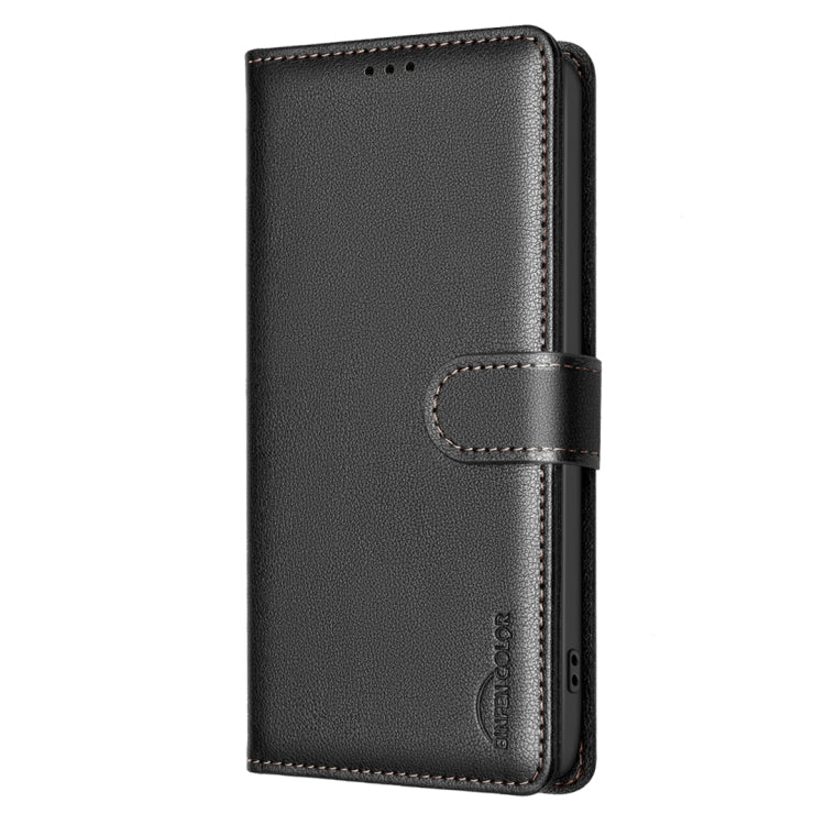 Litchi Texture RFID Anti-theft Leather Phone Case, For Honor X6b
