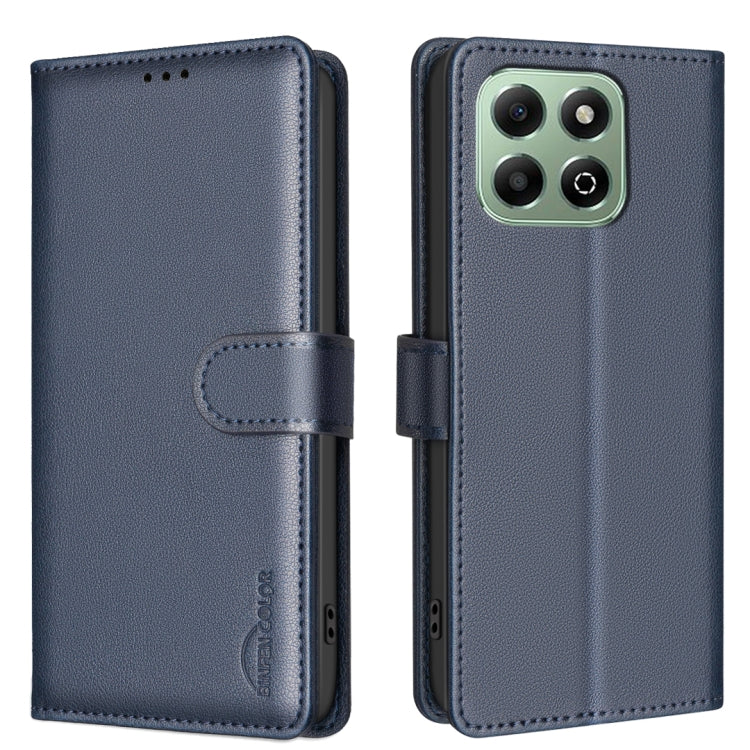 Litchi Texture RFID Anti-theft Leather Phone Case, For Honor X6b