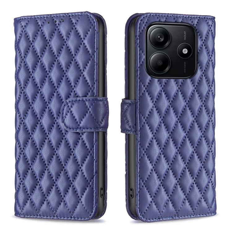 Diamond Lattice Wallet Flip Leather Phone Case, For Redmi K90 Max 5G, For Redmi Note 15 5G Global 164mm, For Redmi Note 15 Pro 4G Global 163.2mm, For Redmi Note 15 Pro+ 5G Global 163.3mm, For Redmi Note 15 Pro 5G Global 163.6mm                         ...
