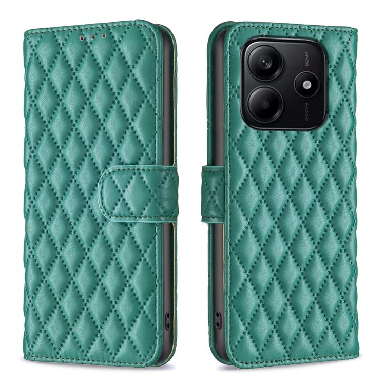 Diamond Lattice Wallet Flip Leather Phone Case, For Redmi K90 Max 5G, For Redmi Note 15 5G Global 164mm, For Redmi Note 15 Pro 4G Global 163.2mm, For Redmi Note 15 Pro+ 5G Global 163.3mm, For Redmi Note 15 Pro 5G Global 163.6mm                         ...
