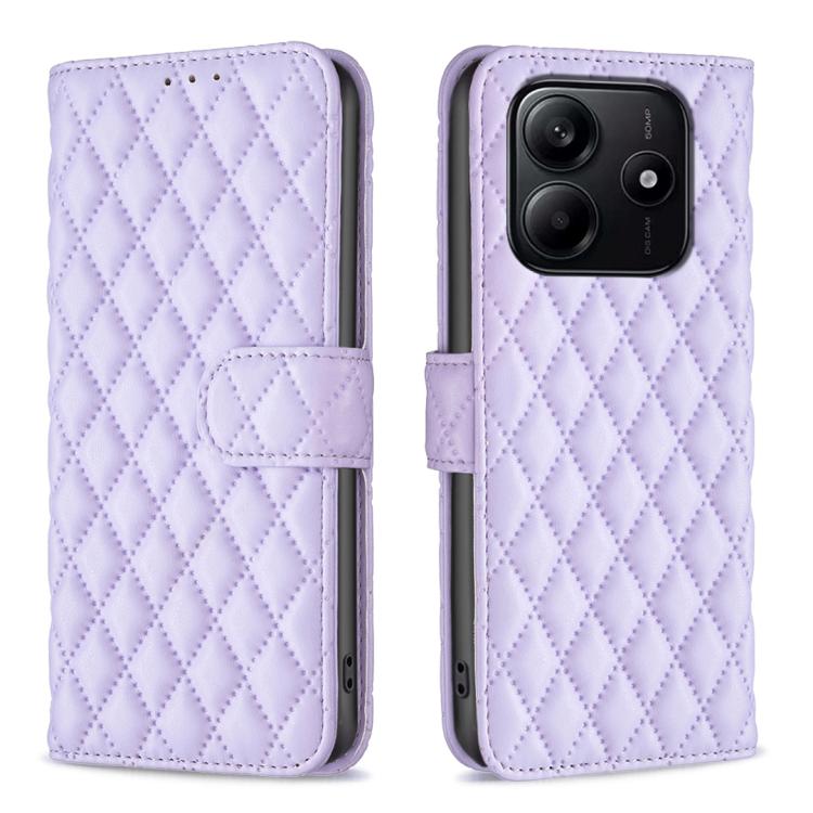 Diamond Lattice Wallet Flip Leather Phone Case, For Redmi K90 Max 5G, For Redmi Note 15 5G Global 164mm, For Redmi Note 15 Pro 4G Global 163.2mm, For Redmi Note 15 Pro+ 5G Global 163.3mm, For Redmi Note 15 Pro 5G Global 163.6mm                         ...