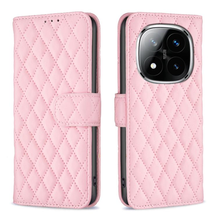 Diamond Lattice Wallet Flip Leather Phone Case, For Redmi K90 Max 5G, For Redmi Note 15 5G Global 164mm, For Redmi Note 15 Pro 4G Global 163.2mm, For Redmi Note 15 Pro+ 5G Global 163.3mm, For Redmi Note 15 Pro 5G Global 163.6mm                         ...