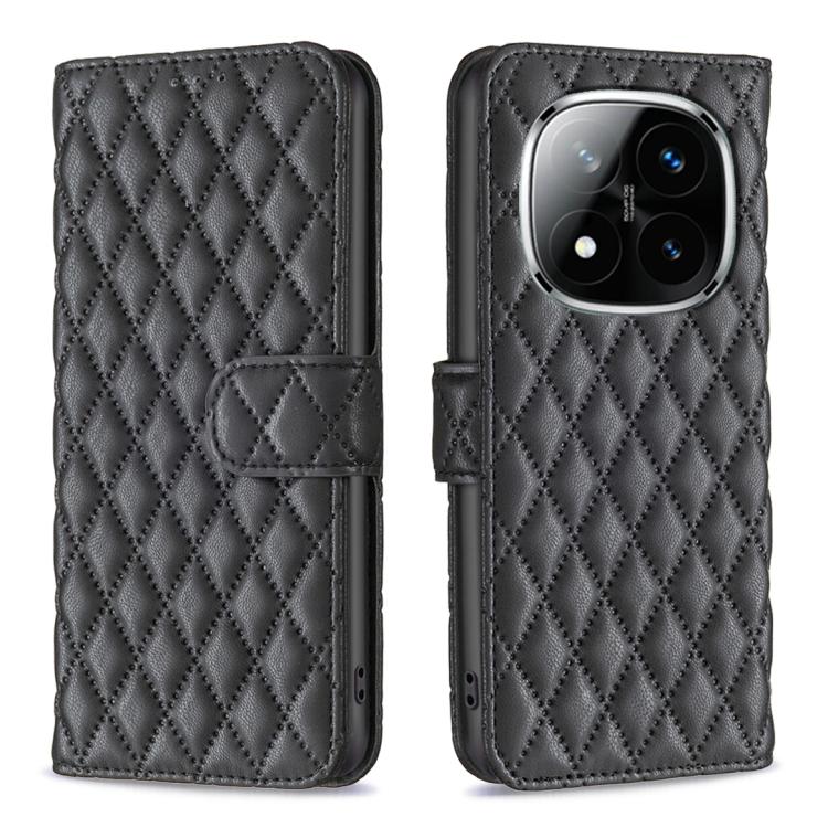 Diamond Lattice Wallet Flip Leather Phone Case, For Redmi K90 Max 5G, For Redmi Note 15 5G Global 164mm, For Redmi Note 15 Pro 4G Global 163.2mm, For Redmi Note 15 Pro+ 5G Global 163.3mm, For Redmi Note 15 Pro 5G Global 163.6mm                         ...