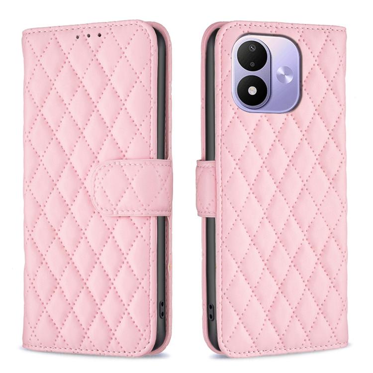 Diamond Lattice Wallet Flip Leather Phone Case, For Redmi Note 17 Pro 5G Global 163mm, For Redmi Note 17 Pro+ 5G Global 163mm, For Redmi 17 4G / 5G Global 170mm, For Redmi Note 17 4G Global 171mm, For Redmi K90 Max 5G, For Redmi Note 15 5G Global 164mm...