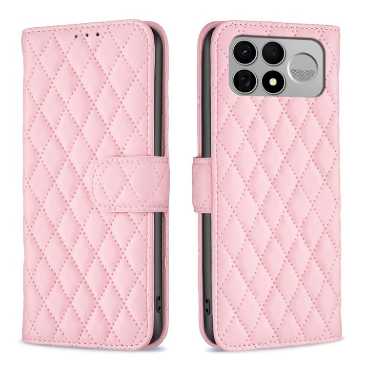Diamond Lattice Wallet Flip Leather Phone Case, For Redmi Note 17 4G Global 169.7mm, For Redmi 15C 5G/4G Global 171/Poco C85 4G, For Redmi Note 17 Pro+ 5G Global 163.4mm, For Redmi Note 17 Pro 5G Global 163.5mm, For Redmi K90 Pro Max/K100 Pro Max 5G   ...
