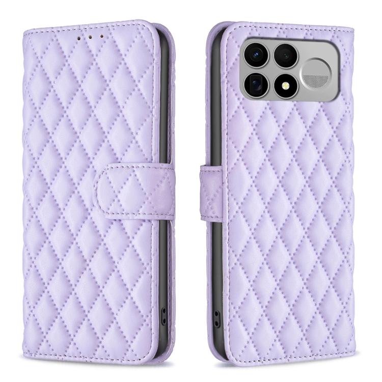 Diamond Lattice Wallet Flip Leather Phone Case, For Redmi Note 17 4G Global 169.7mm, For Redmi 15C 5G/4G Global 171/Poco C85 4G, For Redmi Note 17 Pro+ 5G Global 163.4mm, For Redmi Note 17 Pro 5G Global 163.5mm, For Redmi K90 Pro Max/K100 Pro Max 5G   ...