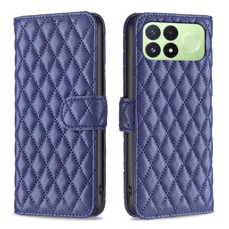Diamond Lattice Wallet Flip Leather Phone Case, For Redmi Note 17 4G Global 169.7mm, For Redmi 15C 5G/4G Global 171/Poco C85 4G, For Redmi Note 17 Pro+ 5G Global 163.4mm, For Redmi Note 17 Pro 5G Global 163.5mm, For Redmi K90 Pro Max/K100 Pro Max 5G   ...