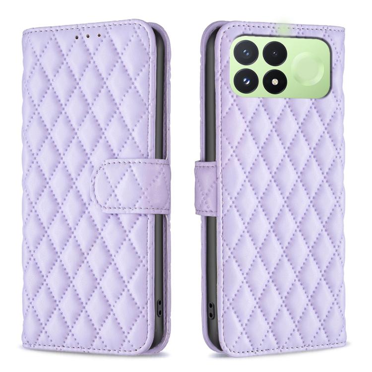 Diamond Lattice Wallet Flip Leather Phone Case, For Redmi Note 17 4G Global 169.7mm, For Redmi 15C 5G/4G Global 171/Poco C85 4G, For Redmi Note 17 Pro+ 5G Global 163.4mm, For Redmi Note 17 Pro 5G Global 163.5mm, For Redmi K90 Pro Max/K100 Pro Max 5G   ...