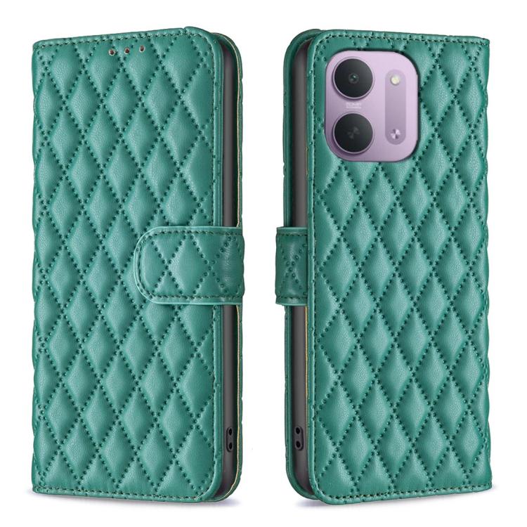 Diamond Lattice Wallet Flip Leather Phone Case, For Redmi Note 17 4G Global 169.7mm, For Redmi 15C 5G/4G Global 171/Poco C85 4G, For Redmi Note 17 Pro+ 5G Global 163.4mm, For Redmi Note 17 Pro 5G Global 163.5mm, For Redmi K90 Pro Max/K100 Pro Max 5G   ...